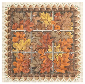 TTAG101-14 - Autumn Leaves Tic Tac Toe