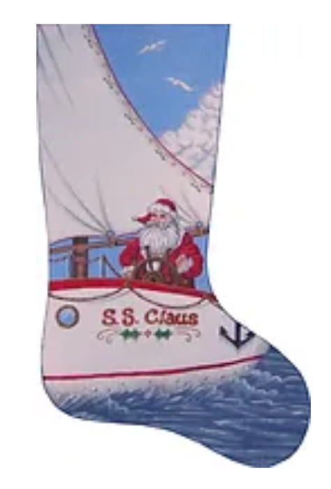 TTAXS202 - Santa Sailing Stocking