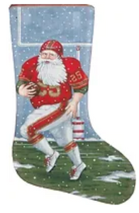 TTAXS247 - Santa Football Stocking