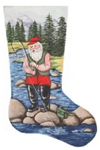 TTAXS259 - Santa Fishing Stocking