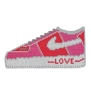 Sneaker - Valentine's Needlepoint Canvas