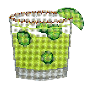 Spicy Margarita Canvas Needlepoint Canvas - 3" x 3", 18 Mesh