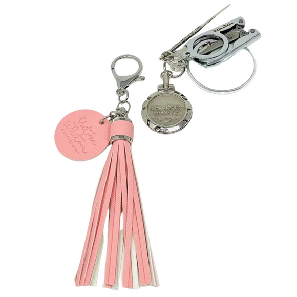 Tassel - Bahamian Pink & White