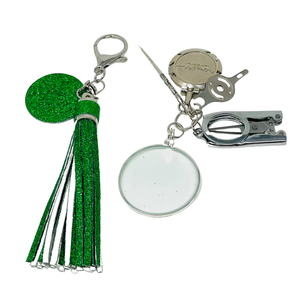 Tassel - Green Sparkle