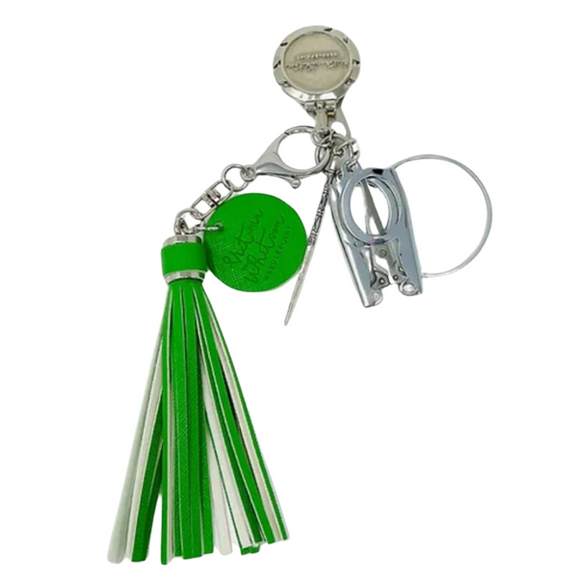 Tassel - Irish Green & White