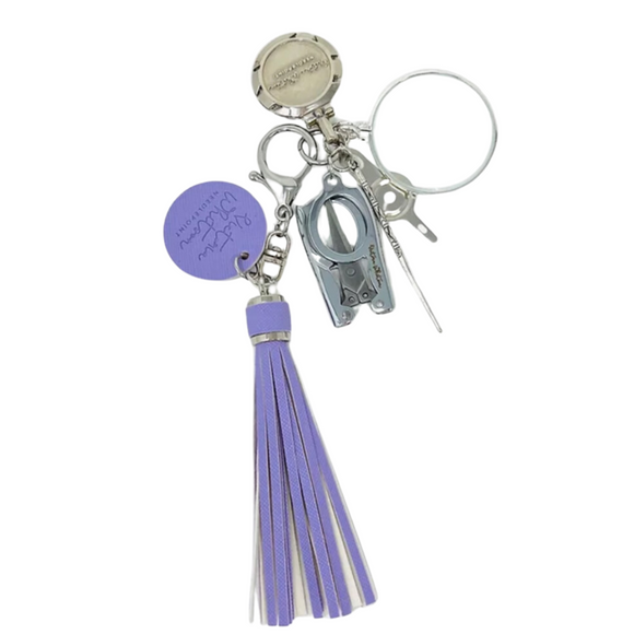 Tassel - Lavender & White