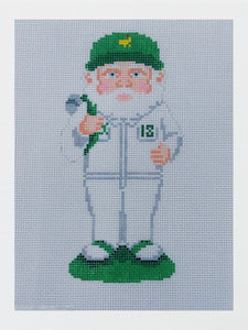The Caddie Dressed in Augusta White