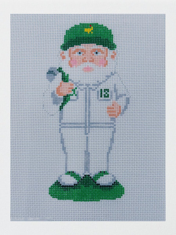 The Caddie Dressed in Augusta White