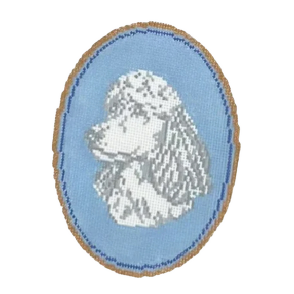 The Standard Poodle Cameo Canvas - 3