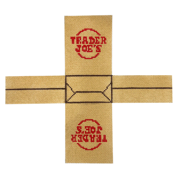 Trader Joe's Bag Needlepoint Canvas - 8