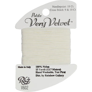 Petite Very Velvet (V602-White)