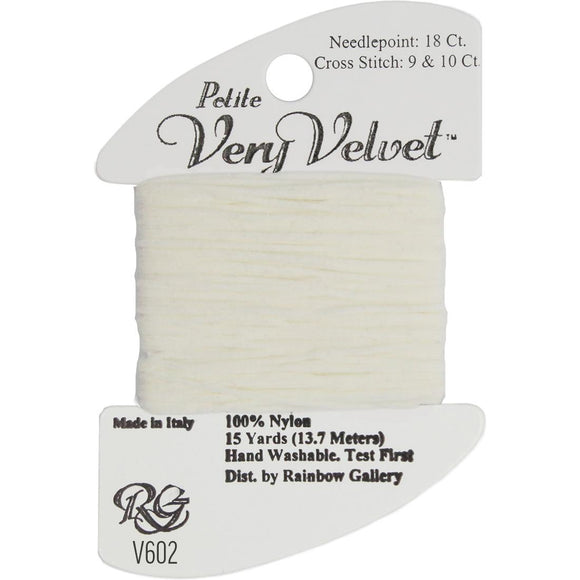Petite Very Velvet (V602-White)