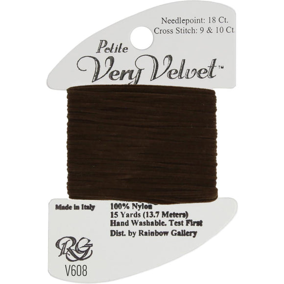 Petite Very Velvet (V608-Dark Brown)
