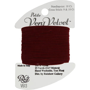 Petite Very Velvet (V613-Burgundy)