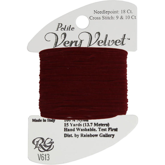 Petite Very Velvet (V613-Burgundy)