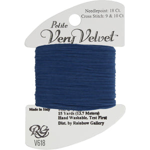 Petite Very Velvet (V618-Anitque blue)