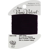 Petite Very Velvet (V627-Eggplant)