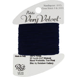Petite Very Velvet (V630-Navy)