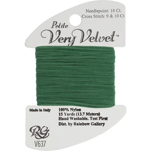 Petite Very Velvet (V637-Sea Green)