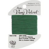 Petite Very Velvet (V637-Sea Green)