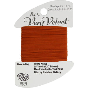 Petite Very Velvet (V639-Dark Terra Cotta)