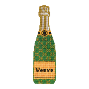 Veuve Bottle - GG Quilt - 7" x 2", 18 Mesh