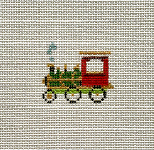 Victorian Christmas Canvas - Train