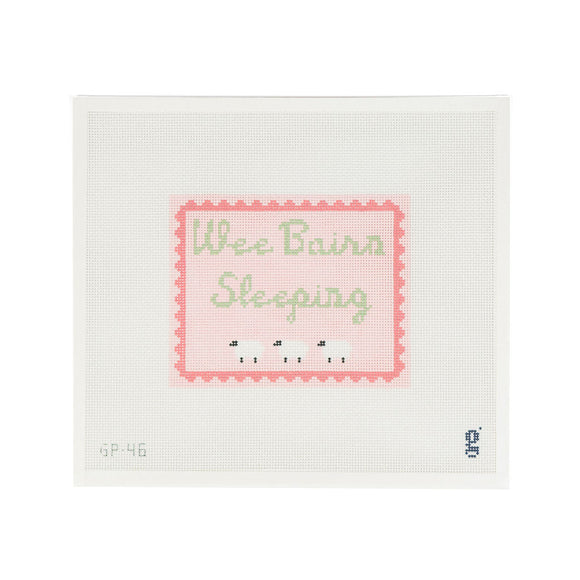 GP46-Wee Bairn Sleeping Pink