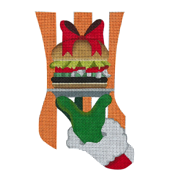 Whataburger Mini Sox Needlepoint Canvas - 6