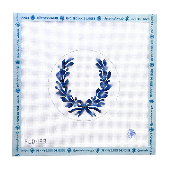 PLDTS Bow Wreath Crest - Blue