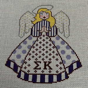 Sigma Kappa - Sorority Angel  6"tall