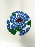 Blue Gingham Flower