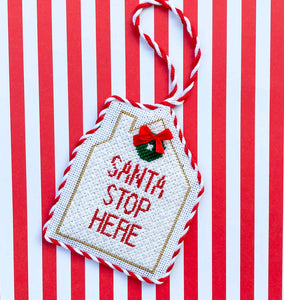 Christmas  - Santa Stop Here - Stitch Style Trunk Show June 2023