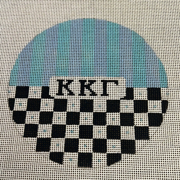 Kappa Kappa Gamma - Sorority Taxi round w/greek letters
