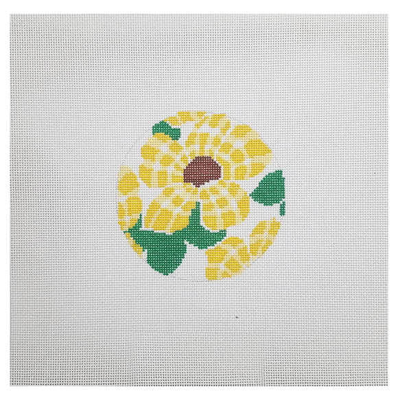 Yellow Gingham Flower