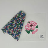 Pink Gingham Flower