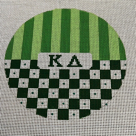 Kappa Delta - Sorority Taxi round w/greek letters