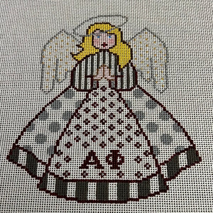 Alpha Phi - Sorority Angel  6"tall