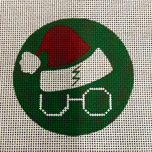 H Potter Glasses with Santa Hat