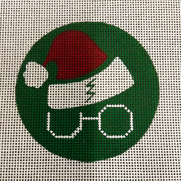 H Potter Glasses with Santa Hat