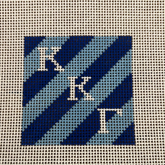 Rettidig træt af ægteskab Kappa Kappa Gamma - 2" insert w/diagonal stripes and letters – Chaparral  Needlework