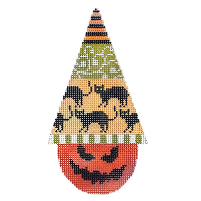 KB 1302 - Halloween Hat - Black Cats - KBTS Sep23