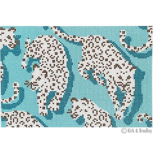 NTG KB137 - Leopard Clutch - Blue - KBTS Sep23