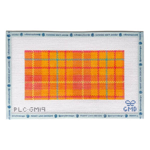 PLDTS Plaid Eyeglass Case - Madaket Sunset Orange