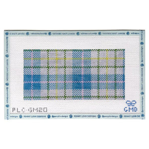 PLDTS Plaid Eyeglass Case - Sconset Blue