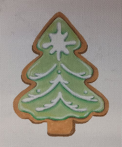Christmas Tree Cookie with Star