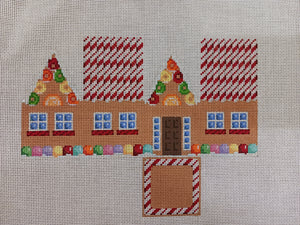 Gingerbread Cottage Candy Cane Roof