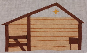Nativity in Blue & White-Stable*includes stitch guide
