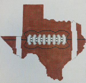Texas State Shaped Football