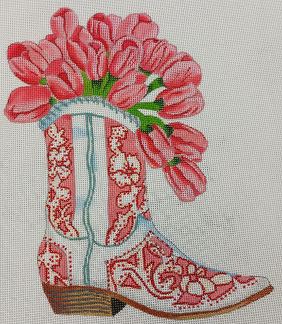 Tulips in Cowboy Boots